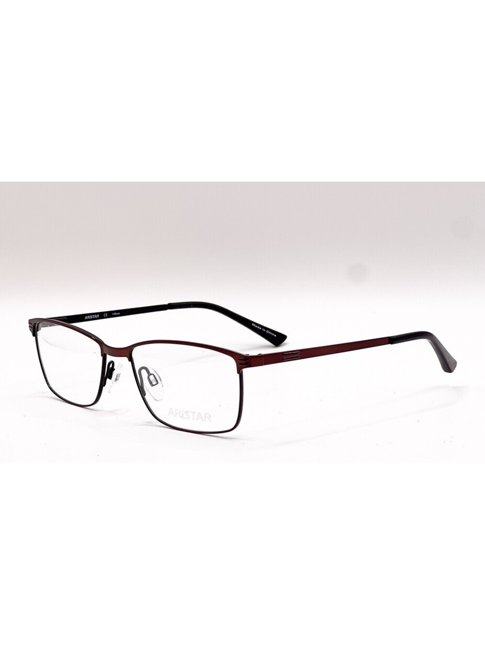 Aristar AR18649 535 Brown Square Authentic Eyeglass Frames 54-17-140